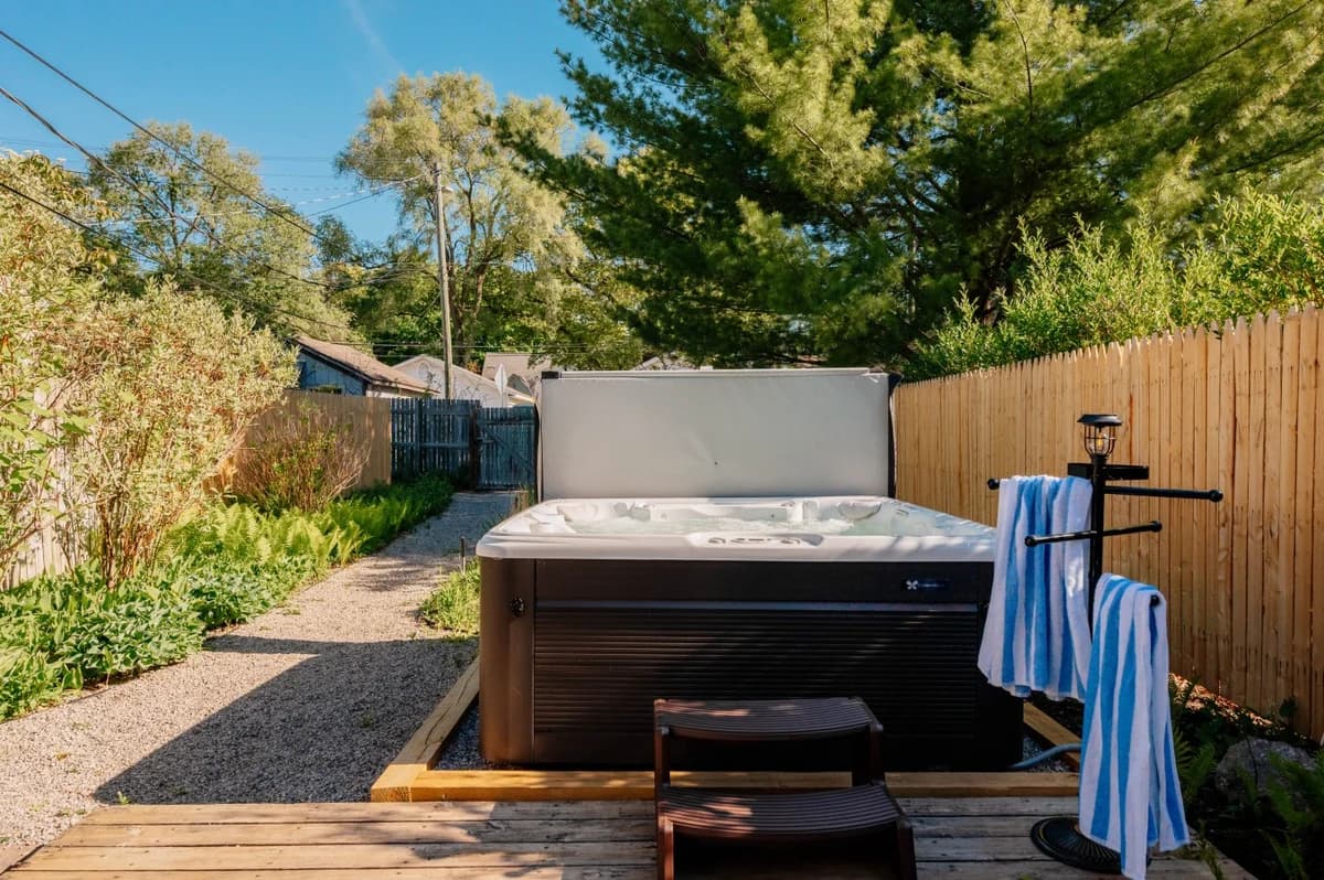 Astra Cottage | Hottub | 3BR Near Downtown & TART Trail | Grill photo 43