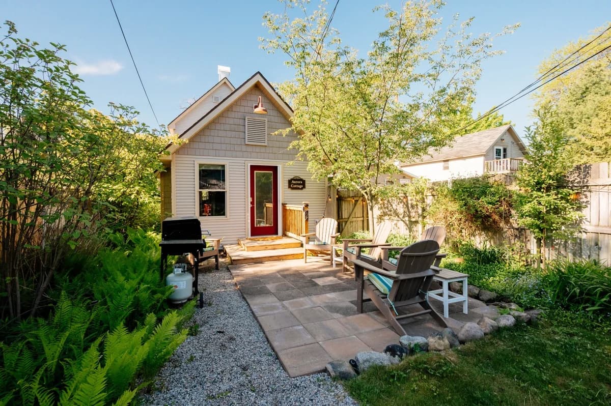 Aurora Cottage | Game Shed & Yard 2BR HOME Downtown & TART Trail | Grill photo 54