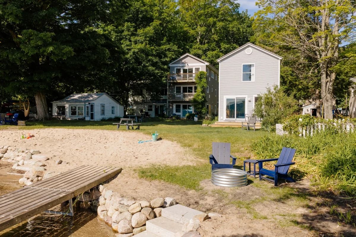 Camp Haven Retreat | 3 Homes | 12BR | Little Glen Lake photo 100